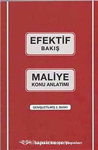 Efektif Bakış Maliye Konu Anlatımı