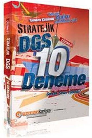 2014 Stratejik DGS 10 Deneme Sınavı (Tamamı Çözümlü)