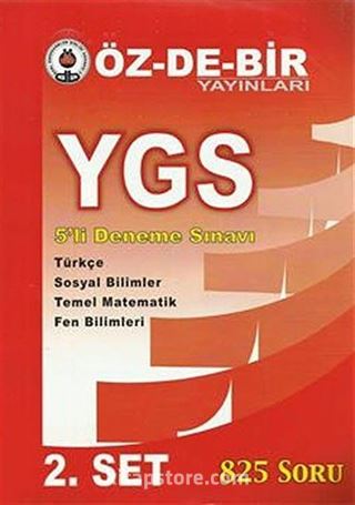 YGS 5'li Deneme Sınavı 2. Set