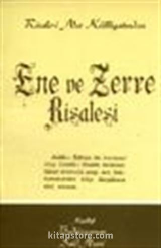 Ene ve Zerre Risalesi / cep boy (kod:533)