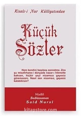 Küçük Sözler / cep boy (kod:521)