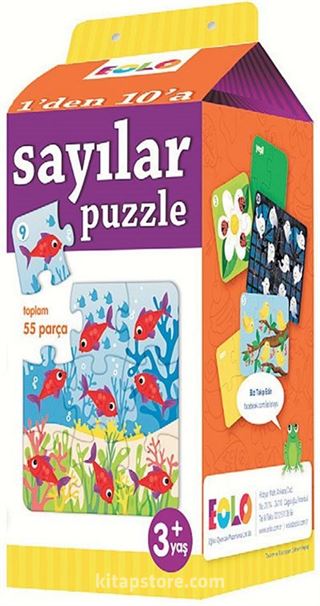 1'den 10'a Sayılar Puzzle