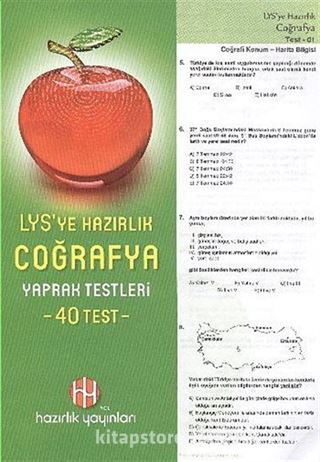 LYS'ye Hazırlık Coğrafya Yaprak Testleri (40 Test)