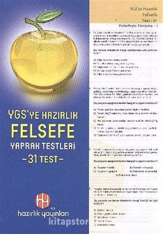 YGS'ye Hazırlık Felsefe Yaprak Testleri (31 Test)