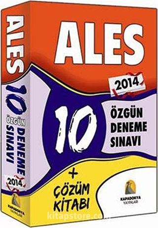 2014 ALES 10 Özgün Deneme Sınavı + Çözüm Kitabı