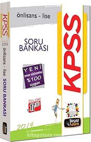 2014 KPSS Önlisans-Lise Soru Bankası