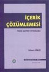 İçerik Çözümlemesi/Teori-Metod-Uygulama