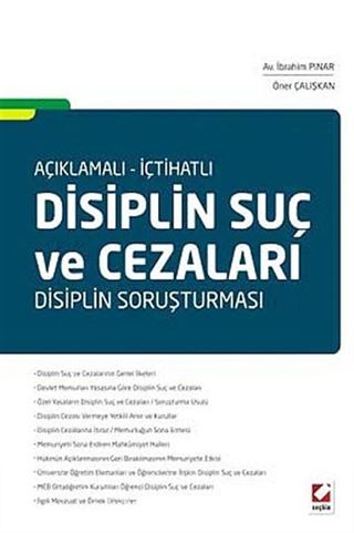 Açıklamalı - İçtihatlı Disiplin Suç ve Cezaları