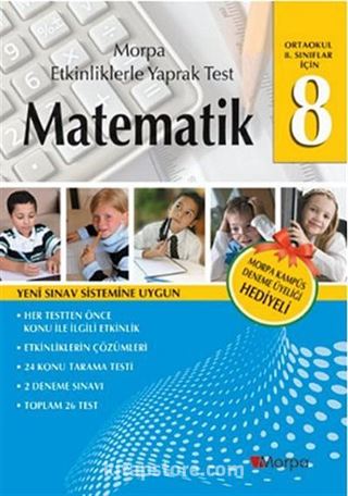 8.Sınıflar İçin Matematik - Etkinliklerle Yaprak Test