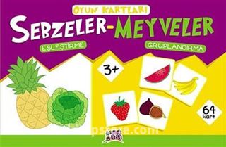 Sebzeler-Meyveler (Eşleştirme-Gruplandırma) Oyun Kartları