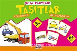 Taşıtlar (Eşleştirme-Gruplandırma) Oyun Kartları