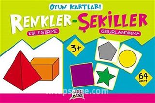 Renkler-Şekiller (Eşleştirme-Gruplandırma) Oyun Kartları