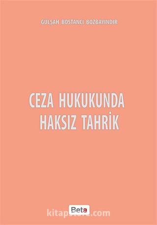 Ceza Hukukunda Haksız Tahrik