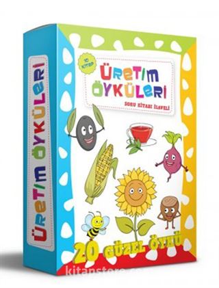 Üretim Öyküleri (10 Kitap Takım, Test Kitabı İlaveli)