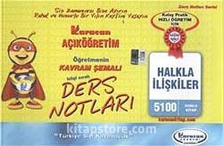 AÖF Halkla İlişkiler Öğretmenin Kavram Şemalı Ders Notları (Kod:5100)