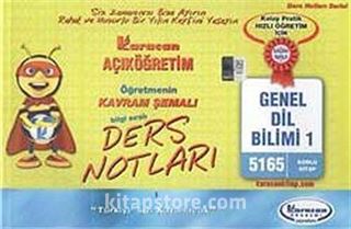 AÖF Genel Dil Bilimi -1 Öğretmenin Kavram Şemalı Ders Notları (Kod:5165)