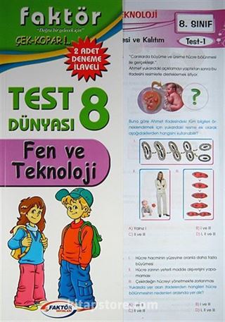 8.Sınıf Fen ve Teknoloji Test Dünyası