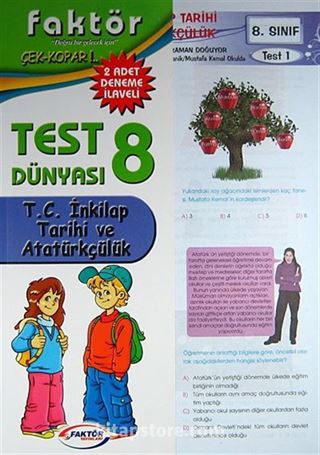 8.Sınıf T.C. İnkılap Tarihi ve Atatürkçülük Test Dünyası