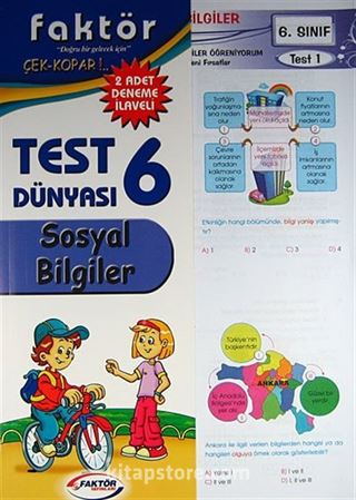 6.Sınıf Sosyal Bilgiler Test Dünyası