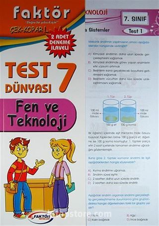 7.Sınıf Fen ve Teknoloji Test Dünyası