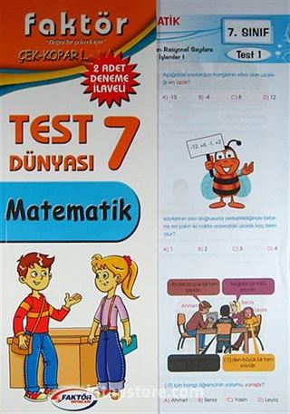 7.Sınıf Matematik Test Dünyası