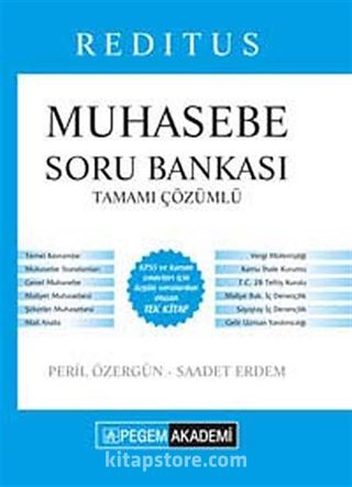 KPSS A Grubu Reditus Muhasebe Tamamı Çözümlü Soru Bankası (Ciltli)