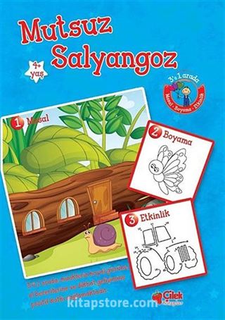 Mutsuz Salyangoz (Masal-Boyama-Etkinlik)