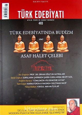 Türk Edebiyatı / Aylık Fikir ve Sanat Dergisi Sayı:483 Ocak 2014