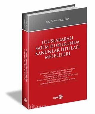 Uluslararası Satım Hukukunda Kanunlar İhtilafı Meseleleri