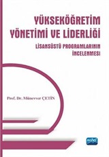 Yükseköğretim Yönetimi ve Liderliği