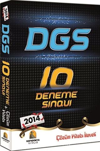 2014 DGS 10 Deneme Sınavı