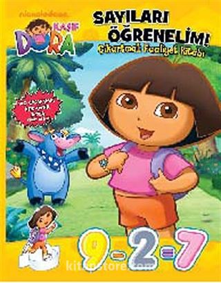 Dora - Sayıları Öğrenelim / Çıkartmalı Faaliyet Kitabı