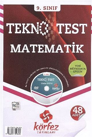 9. Sınıf Matematik Tekno Test (48 Adet) (Dvd İlaveli)