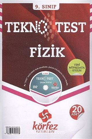 9. Sınıf Fizik Tekno Test (20 Adet) (Dvd İlaveli)