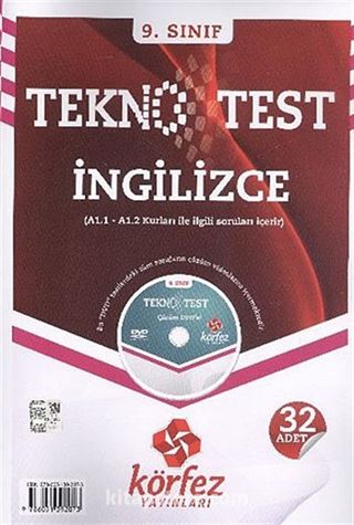 9. Sınıf İngilizce Tekno Test (32 Adet) (Dvd İlaveli)