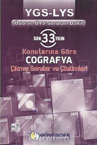 YGS-LYS Son 33 Yılın Konularına Göre Coğrafya Çıkmış Sorular ve Çözümleri