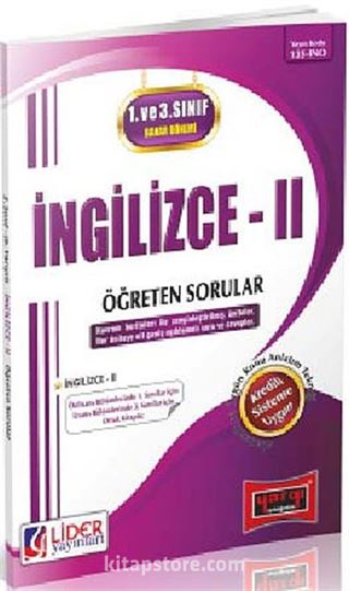 AÖF İngilizce -II 1.3. Sınıflarda (Ortak) 1. Sınıf Bahar Dönemi 2. Yarıyıl (AF-112-INO)