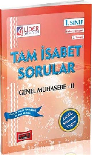 AÖF Genel Muhasebe II 1. Sınıf Bahar Dönemi (2. Yarıyıl) Tam İsabet Sorular (AF-212-GM)