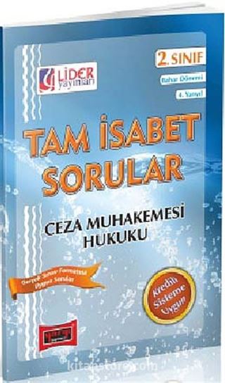 AÖF Ceza Muhakesmesi Hukuku 2. Sınıf Bahar Dönemi (4. Yarıyıl) Tam İsabet Sorular (AF-224-CMH)