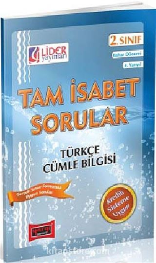 AÖF Türkçe Cümle Bilgisi 2. Sınıf Bahar Dönemi (4. Yarıyıl) Tam İsabet Sorular (AF-224-TCB)