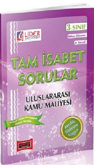 AÖF Uluslararası Kamu Maliyesi 3. Sınıf Bahar Dönemi (6. Yarıyıl) Tam İsabet Sorular (AF-236-UKM)