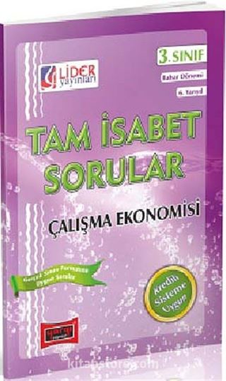 AÖF Çalışma Ekonomisi 3. Sınıf Bahar Dönemi (6. Yarıyıl) Tam İsabet Sorular (AF-236-CKO)