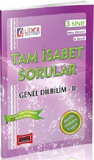 AÖF Genel Dilbilim -II 3. Sınıf Bahar Dönemi (6. Yarıyıl) Tam İsabet Sorular (AF-236-GD)