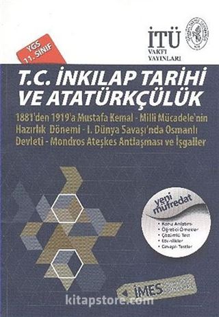 11.Sınıf YGS T.C. İnkılap Tarihi ve Atatürkçülük