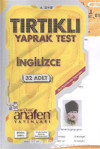 6. Sınıf İngilizce Tırtıklı Yaprak Test (32 Adet)