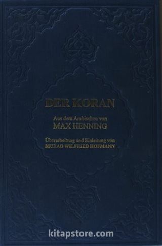 Der Koran Almanca Kur'an-ı Kerim Meali (Metinsiz Büyük Boy Ciltli)