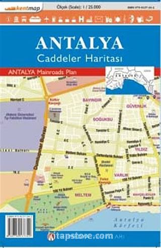 Antalya Caddeler Haritası