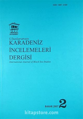 Karadeniz İncelemeleri Dergisi Sayı:2 Bahar 2007