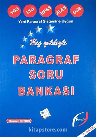 Beş Yıldızlı Paragraf Soru Bankası