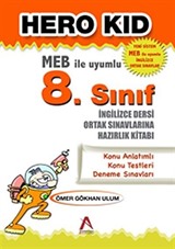 Hero Kid 8.Sınıf İngilizce Dersi Ortak Sınavlarına Hazırlık Kitabı